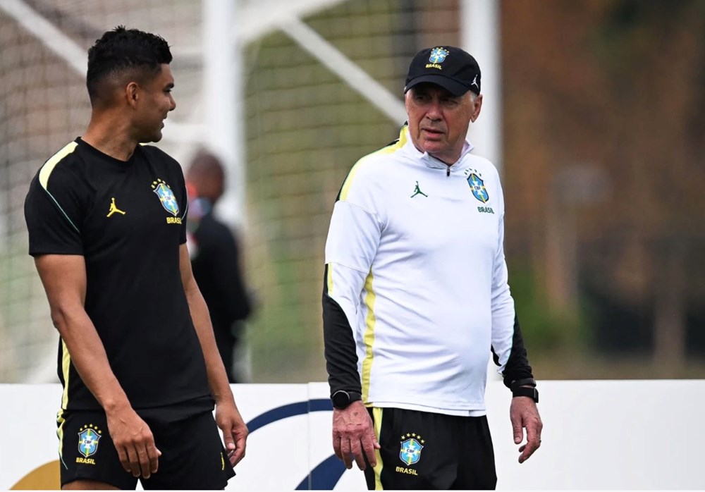 HLV Ancelotti quyết tâm giúp Brazil cải thiện trước cuộc đối đầu với Haiti - ảnh 1