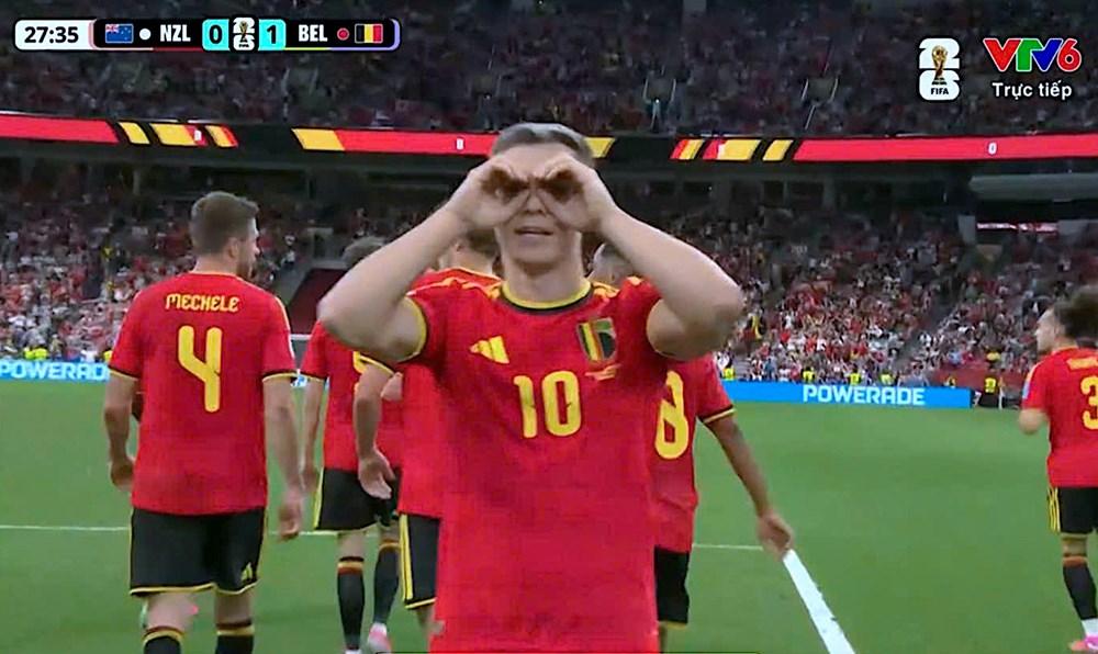 Xếp hạng World Cup 2026 mới nhất: Bỉ đứng trên Ai Cập ở bảng G - ảnh 1