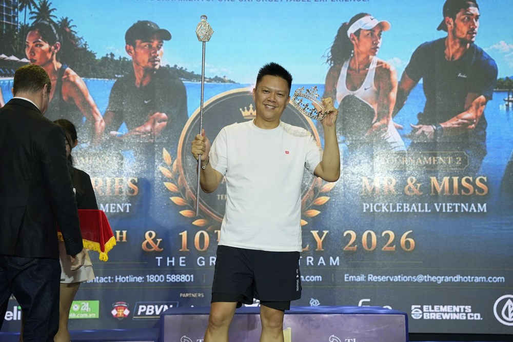 Giải Mr & Miss Pickleball Vietnam 2026 tìm ra nhà vô địch đồng đội, kết thúc thành công tốt đẹp - ảnh 4