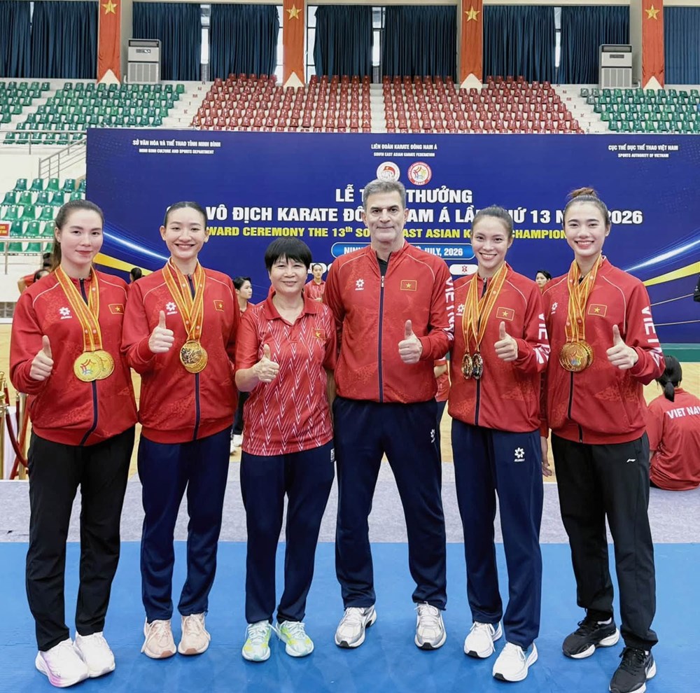 Karate Việt Nam khẳng định vị thế trên sân nhà - ảnh 1