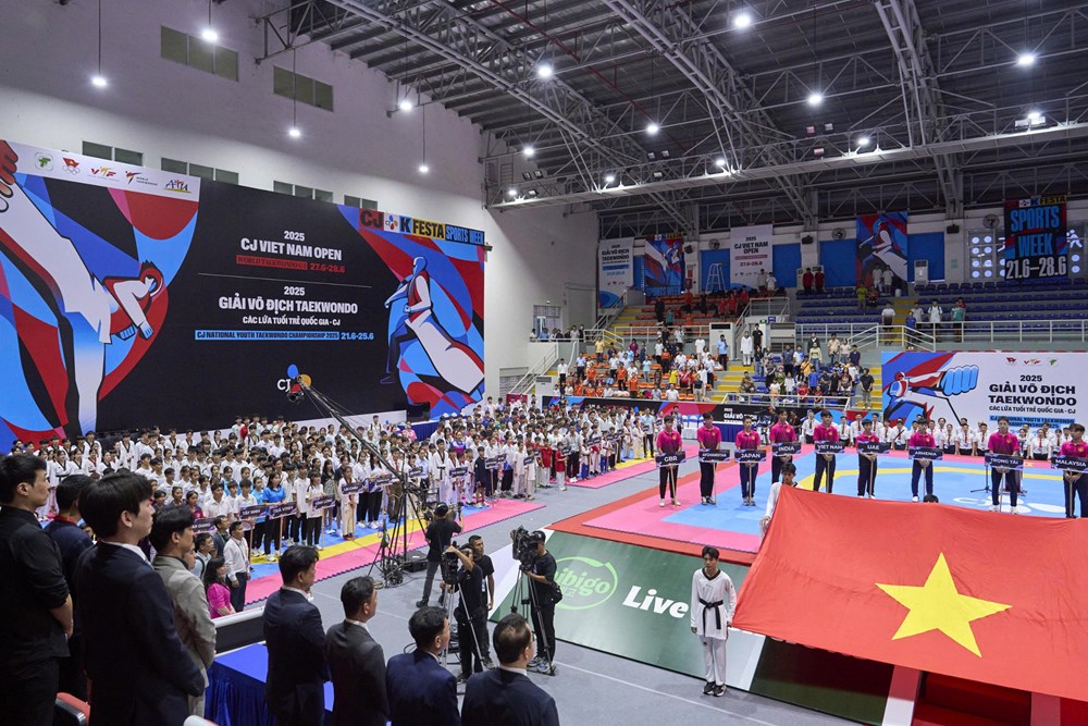 CJ tiếp tục đầu tư dài hạn cho taekwondo trẻ Việt Nam - ảnh 1