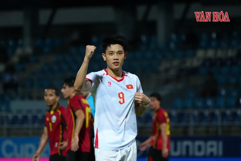 Đình Bắc sở hữu thống kê đặc biệt sau khi lập hat-trick vào lưới Timor Leste - ảnh 1