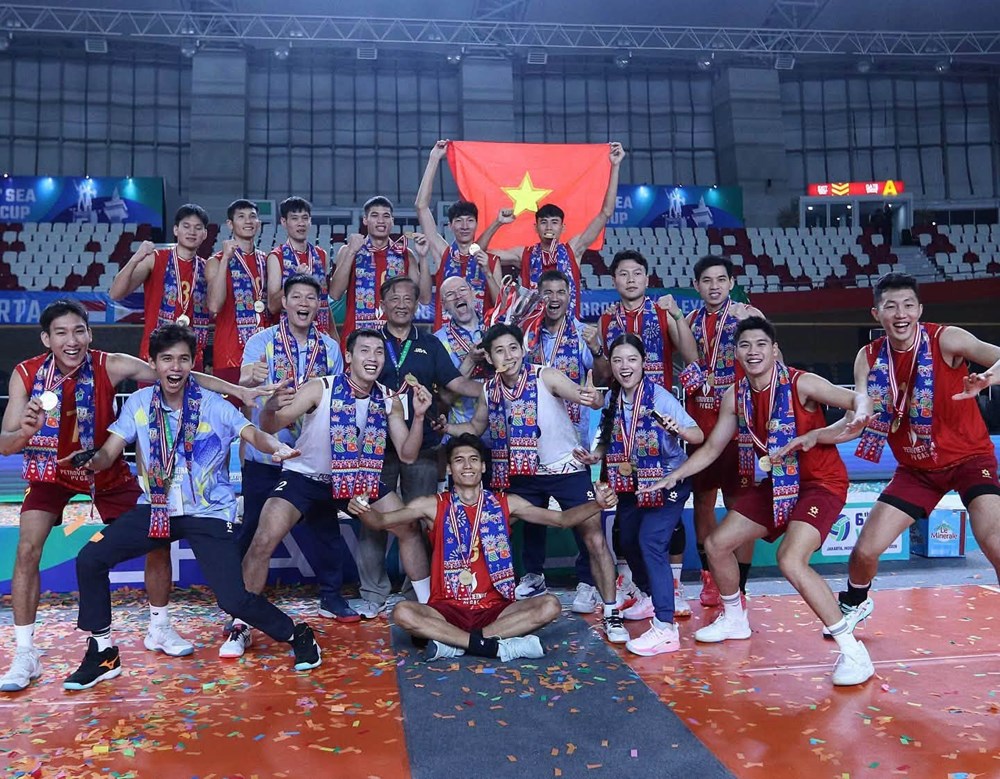 Vô địch SEA V.Cup 2026, tuyển bóng chuyền nam Việt Nam giành quyền tham dự sân chơi danh giá châu Á - ảnh 1
