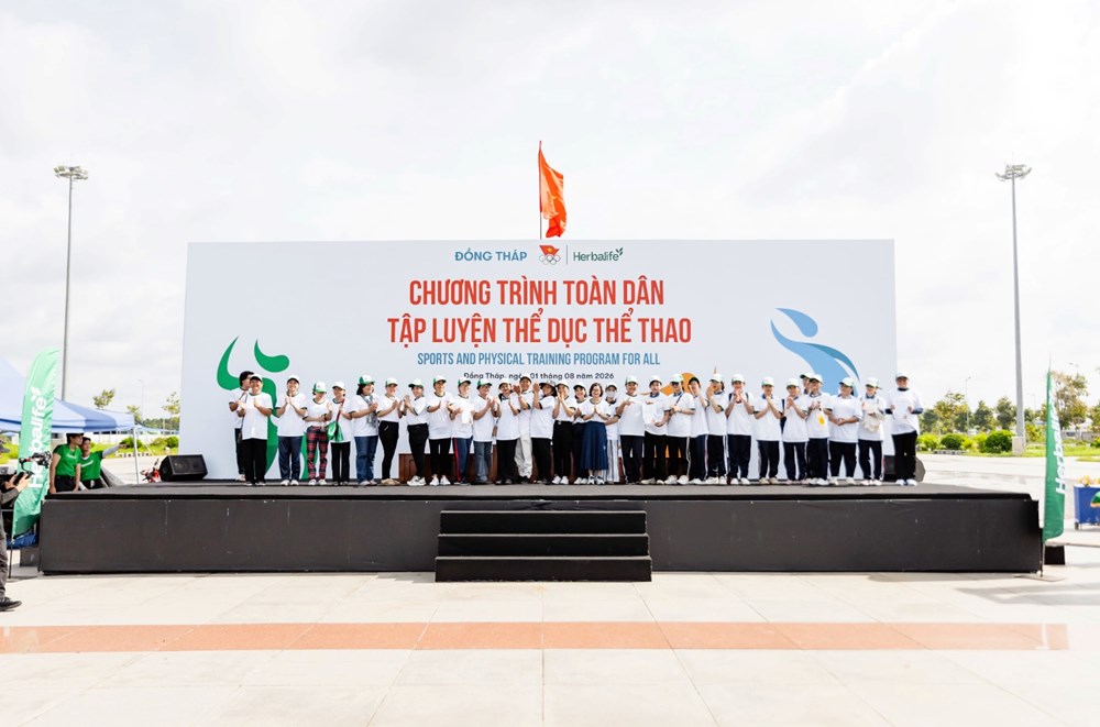 Hơn 1.000 người tham dự Chương trình “Toàn dân tập luyện thể dục thể thao” năm 2026 tại Đồng Tháp - ảnh 6