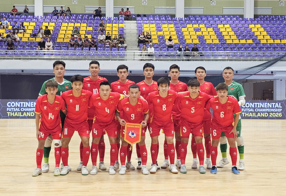 Đội tuyển futsal Việt Nam có chiến thắng đầu tiên tại giải quốc tế Thái Lan - ảnh 1