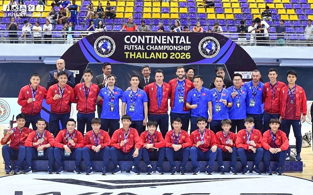 Đội tuyển futsal Việt Nam giành ngôi á quân giải quốc tế Thái Lan - ảnh 1