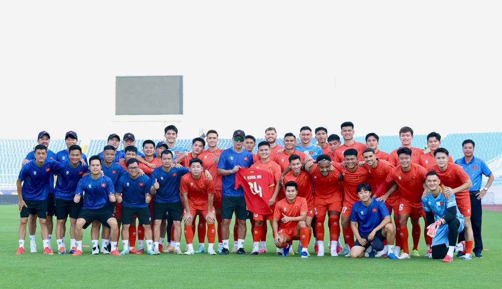 Đội tuyển Việt Nam tiếp thêm động lực cho Quang Hải trước bán kết ASEAN Cup 2026 - ảnh 1