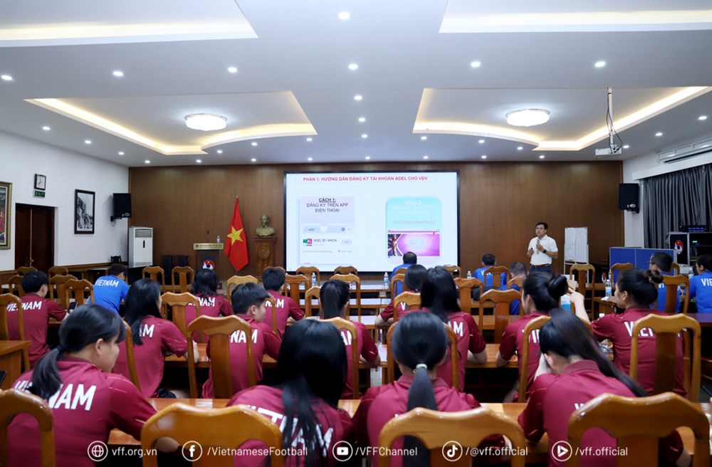 Đội tuyển nữ Việt Nam tăng cường kiến thức phòng, chống doping trước thềm ASIAD 2026 - ảnh 1