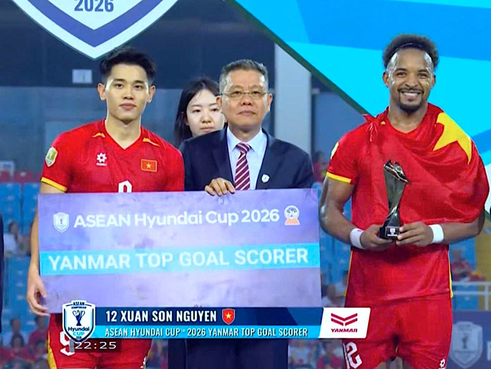 Xuân Son, Đình Bắc cùng chia sẻ danh hiệu “Vua phá lưới” ASEAN Cup 2026 - ảnh 1