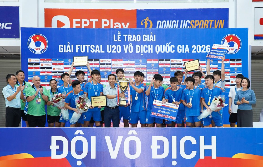 Xác định nhà vô địch Giải Futsal U20 quốc gia 2026 - ảnh 2