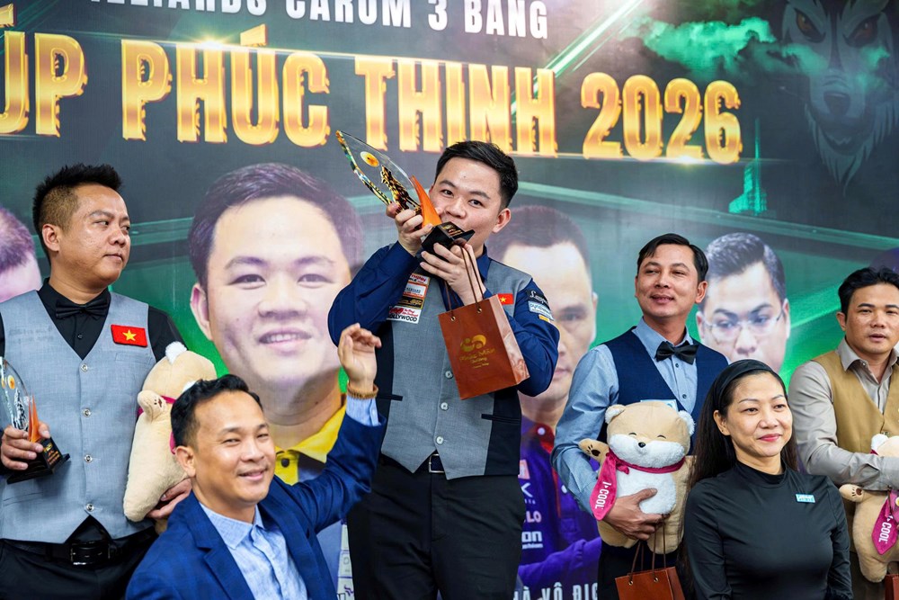 Nhà vô địch thế giới Bao Phương Vinh lập hat-trick danh hiệu tại Siêu Cúp Phúc Thịnh 2026 - ảnh 2