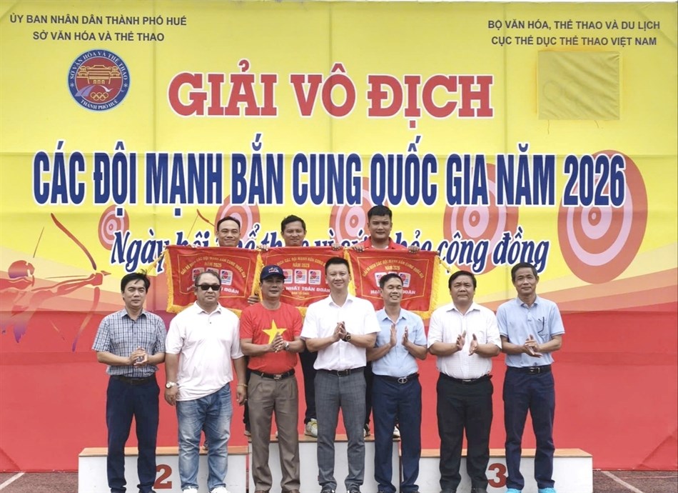 TP.HCM nhất toàn đoàn Giải các đội mạnh bắn cung Quốc gia 2026 - ảnh 1