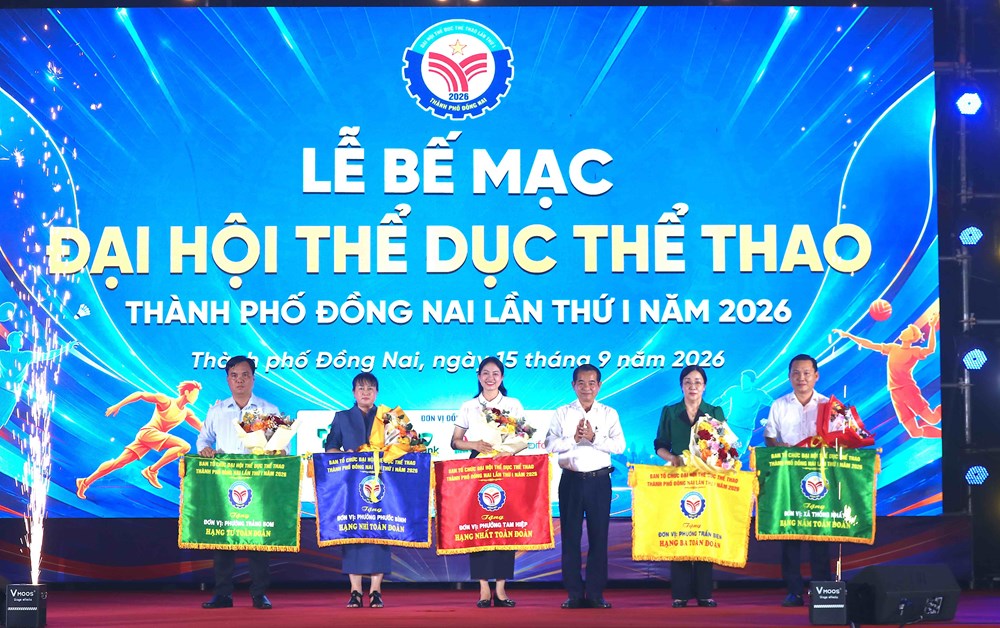 Bế mạc Đại hội TDTT thành phố Đồng Nai lần thứ I năm 2026 - ảnh 3