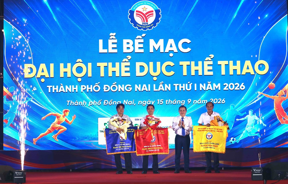 Bế mạc Đại hội TDTT thành phố Đồng Nai lần thứ I năm 2026 - ảnh 4