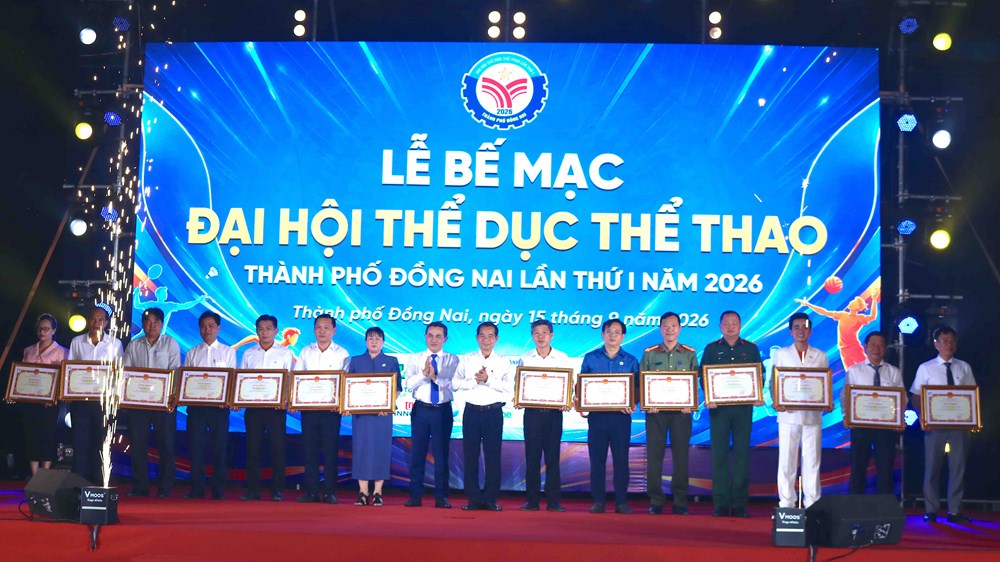Bế mạc Đại hội TDTT thành phố Đồng Nai lần thứ I năm 2026 - ảnh 5