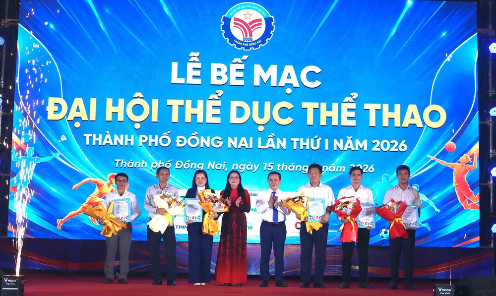 Bế mạc Đại hội TDTT thành phố Đồng Nai lần thứ I năm 2026 - ảnh 6
