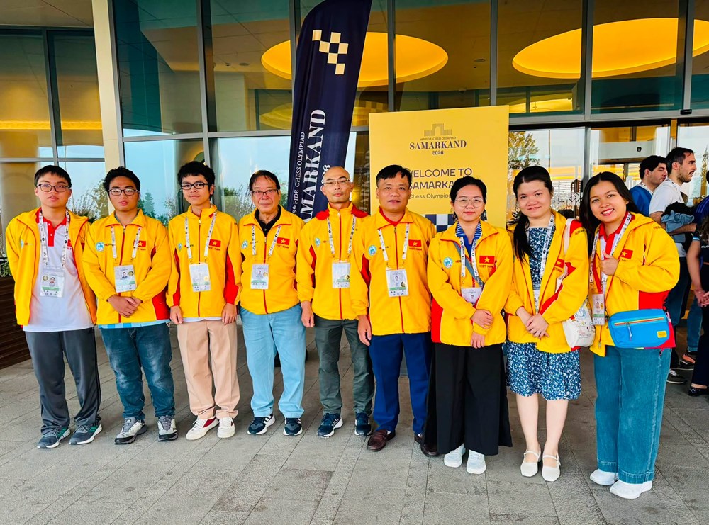 Cờ vua Việt Nam thi đấu tại Olympiad 2026 - ảnh 1