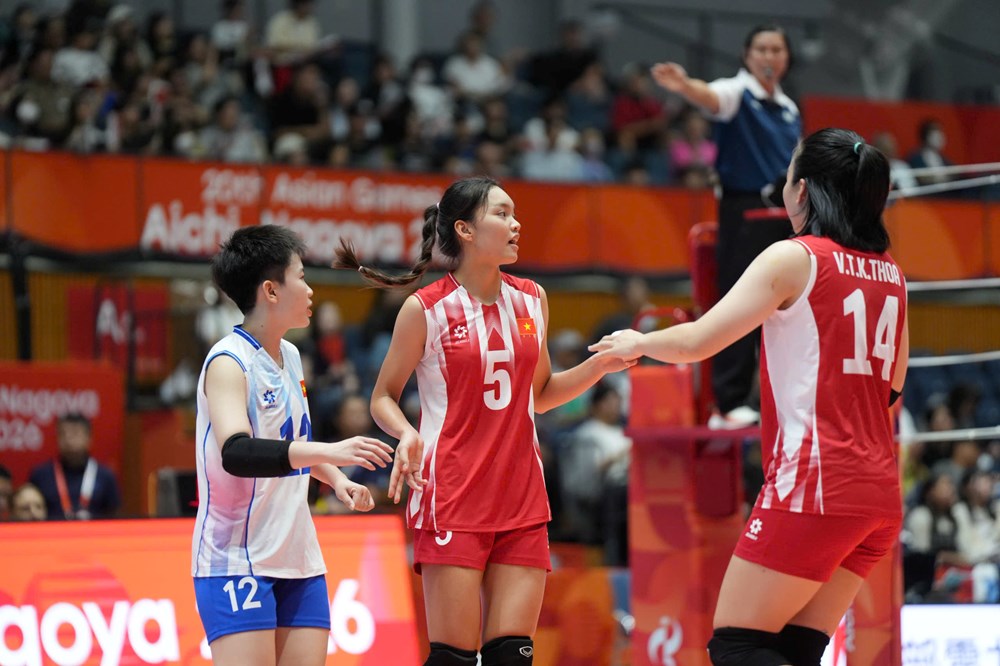 Tuyển bóng chuyền nữ Việt Nam vào tứ kết ASIAD 2026 - ảnh 2