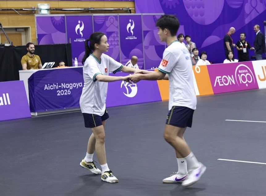 Teqball đứng trước cơ hội mang huy chương đầu tiên về cho Việt Nam tại ASIAD 2026 - ảnh 1