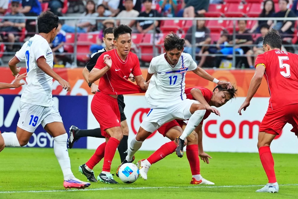 Toàn thắng 2 trận, U23 Thái Lan tiến gần tứ kết ASIAD 2026 - ảnh 1
