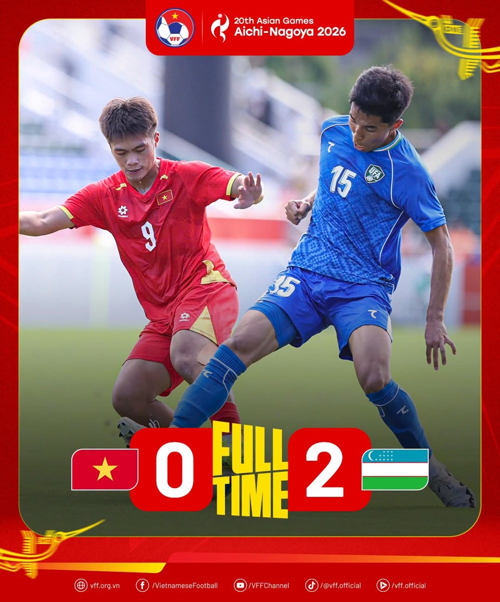 Thua U23 Uzbekistan, U23 Việt Nam vẫn vào tứ kết ASIAD 2026 - ảnh 2
