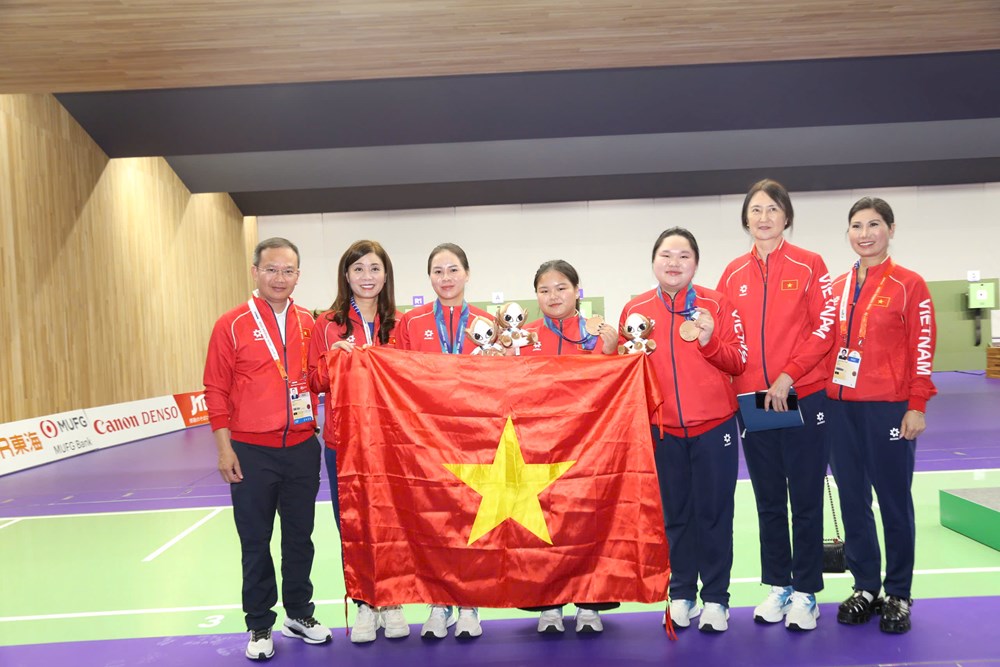 Bắn súng Việt Nam giành HCĐ ASIAD 2026 và dấu ấn của Thể thao Công an nhân dân - ảnh 4