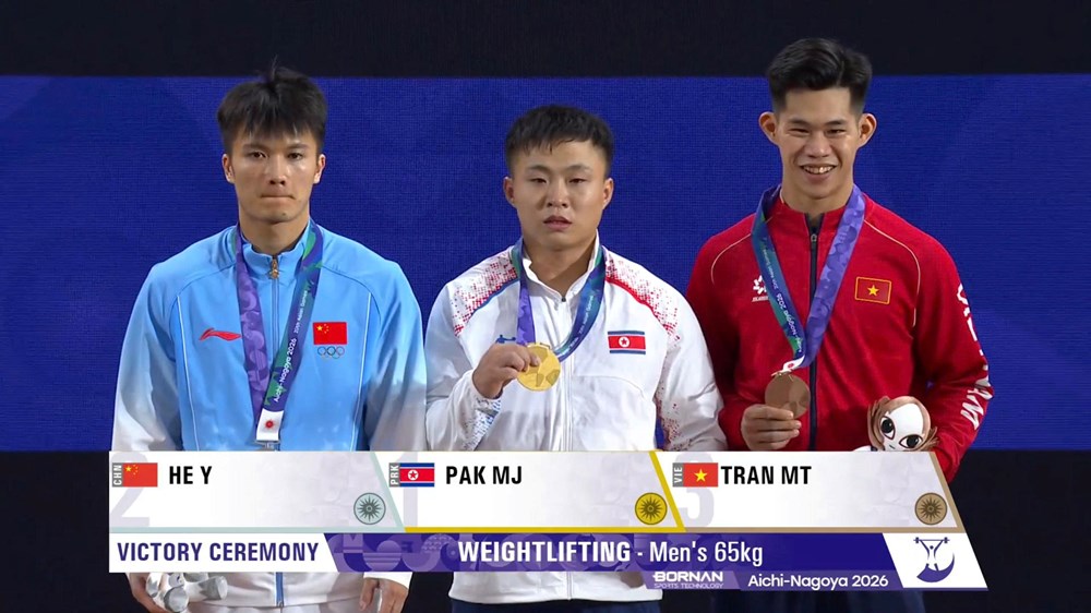 Nhà vô địch cử tạ châu Á Trần Minh Trí giành HCĐ ASIAD 2026 - ảnh 2