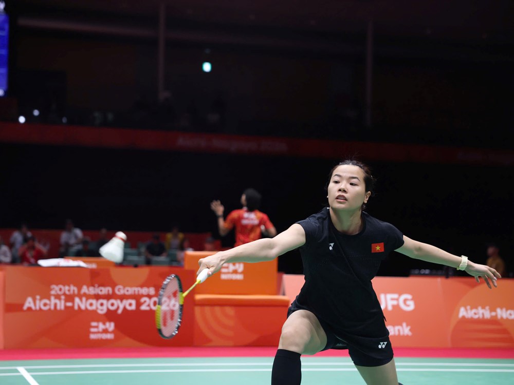 Thua tay vợt số 4 thế giới, Thùy Linh dừng bước tại vòng 1/8 ASIAD 2026 - ảnh 1