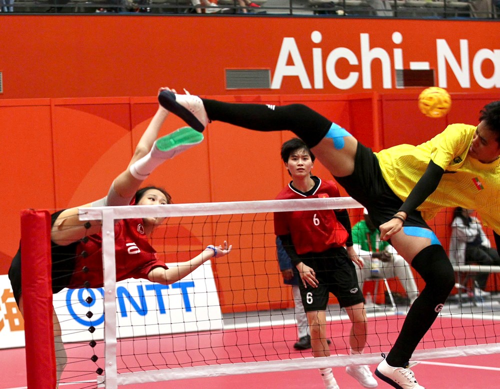 ASIAD 2026: Cầu mây nữ vào chung kết, regu nam giành HCĐ - ảnh 1