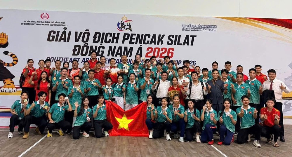 Việt Nam nhất toàn đoàn Giải pencak silat Đông Nam Á 2026 - ảnh 1