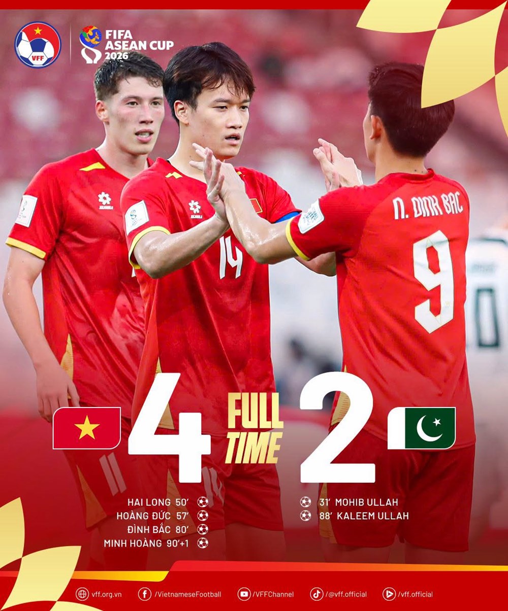 Đình Bắc tỏa sáng, đội tuyển Việt Nam ngược dòng đánh bại Pakistan - ảnh 4
