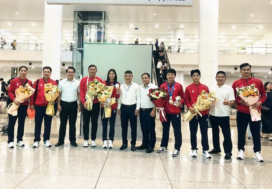 Tuyển boxing Việt Nam về nước sau hành trình đáng nhớ tại ASIAD 2026 - ảnh 1