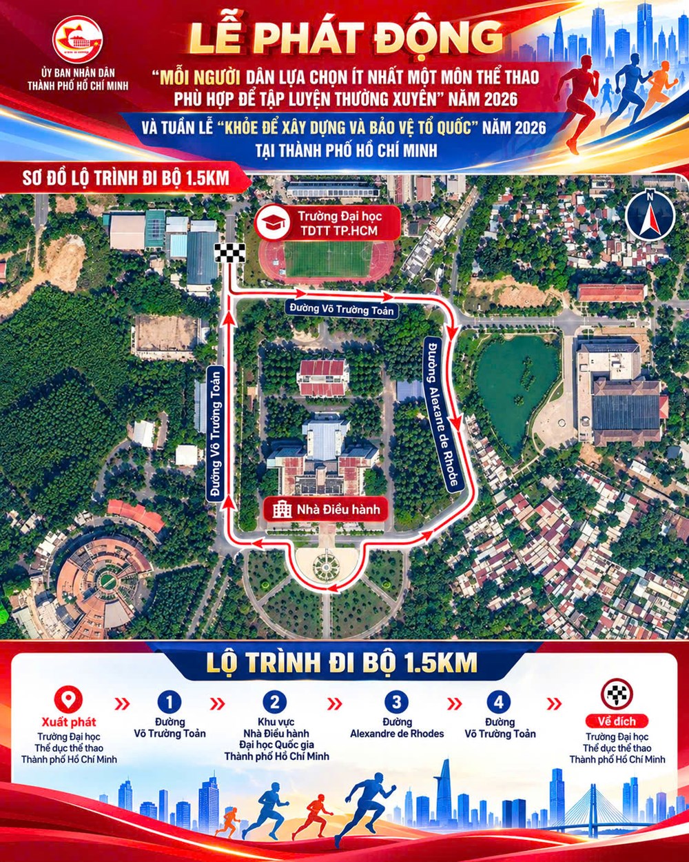 TP.HCM sẵn sàng Lễ phát động mỗi người dân lựa chọn ít nhất một môn thể thao phù hợp - ảnh 3