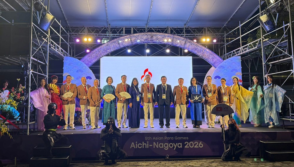 Quốc kỳ Việt Nam tung bay tại Nagoya, sẵn sàng cho Asian Para Games 2026 - ảnh 3
