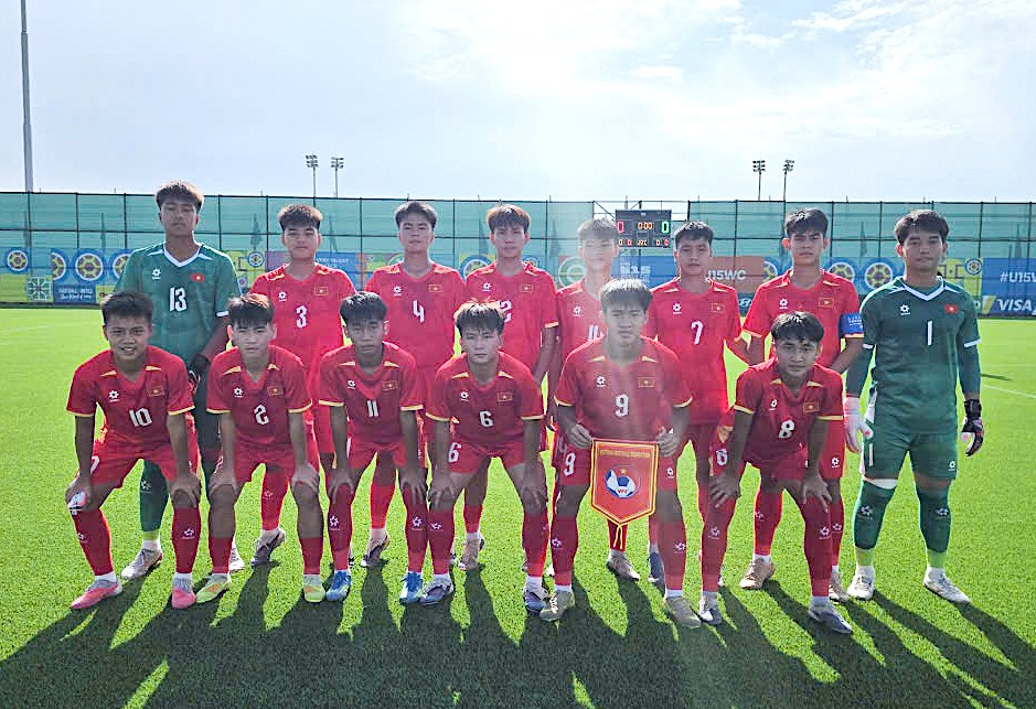 U15 Việt Nam xác định đối thủ tại vòng 1/16 FIFA U15 World Cup & Festival 2026 - ảnh 1