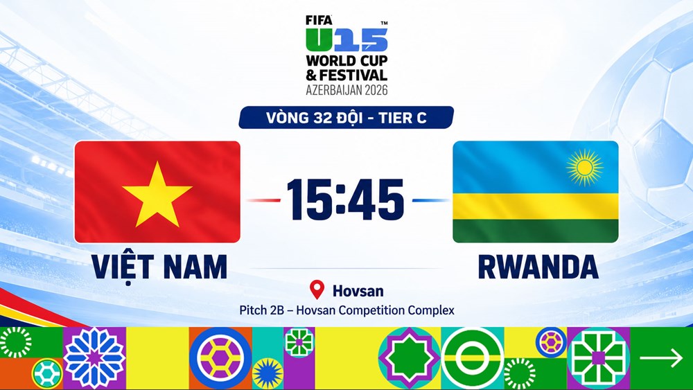 U15 Việt Nam xác định đối thủ tại vòng 1/16 FIFA U15 World Cup & Festival 2026 - ảnh 2