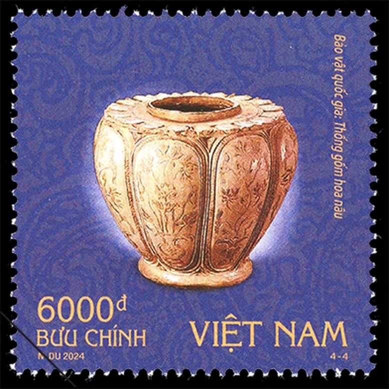 Giới thiệu bộ tem “Bảo vật quốc gia: Đồ gốm” - ảnh 1