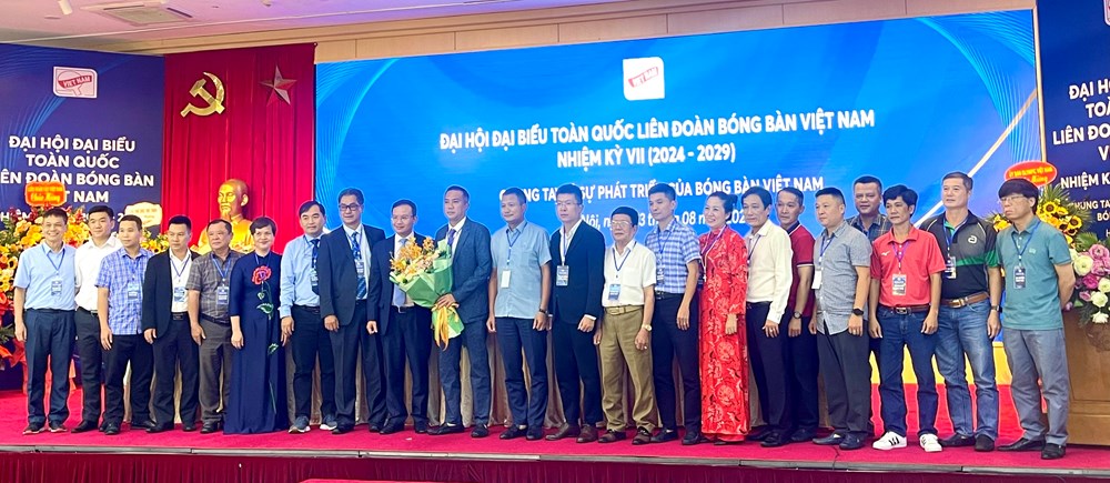Ông Nguyễn Xuân Vũ tái đắc cử Chủ tịch Liên đoàn Bóng bàn Việt Nam - ảnh 4