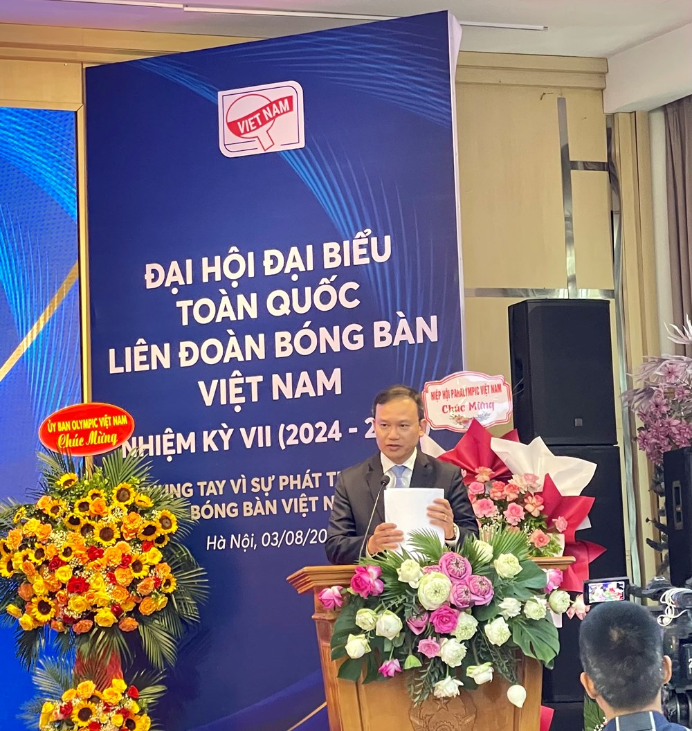 Ông Nguyễn Xuân Vũ tái đắc cử Chủ tịch Liên đoàn Bóng bàn Việt Nam - ảnh 2