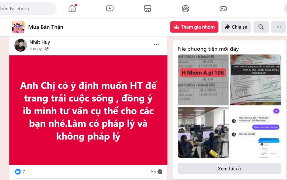 Cảnh giác với chiêu trò “kết nối” ghép thận - ảnh 1