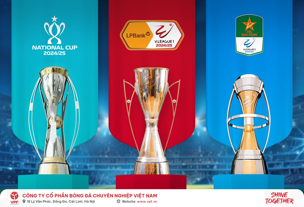 Cúp V.League được thiết kế bởi hãng kim hoàn nổi tiếng thế giới - ảnh 1