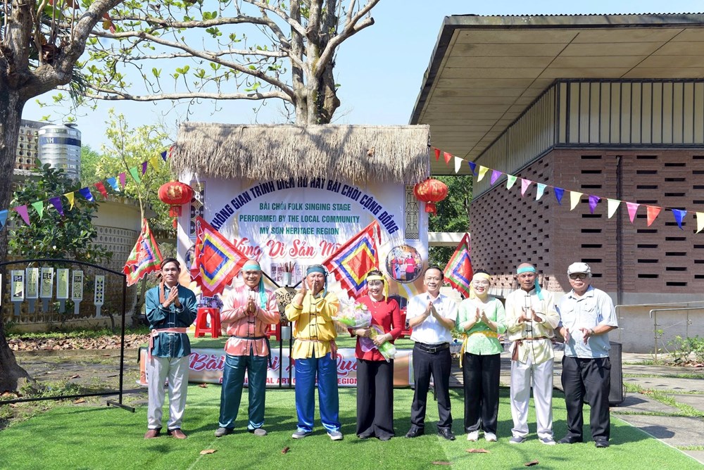 Cộng đồng Mỹ Sơn chung tay gìn giữ di sản - ảnh 1