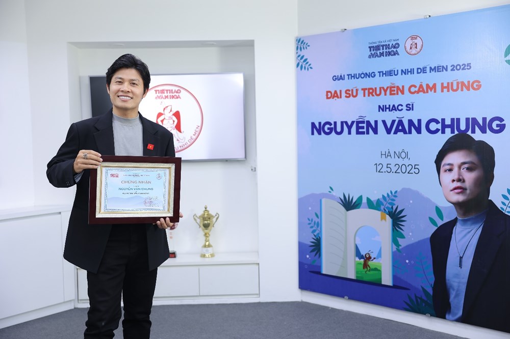 Nhạc sĩ Nguyễn Văn Chung là Đại sứ Giải thưởng Thiếu nhi Dế Mèn 2025 - ảnh 4