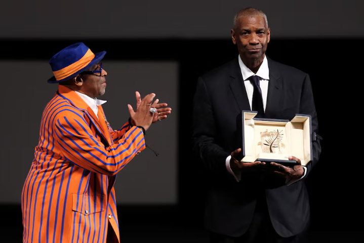Denzel Washington bất ngờ nhận giải Cành cọ vàng danh dự tại Cannes