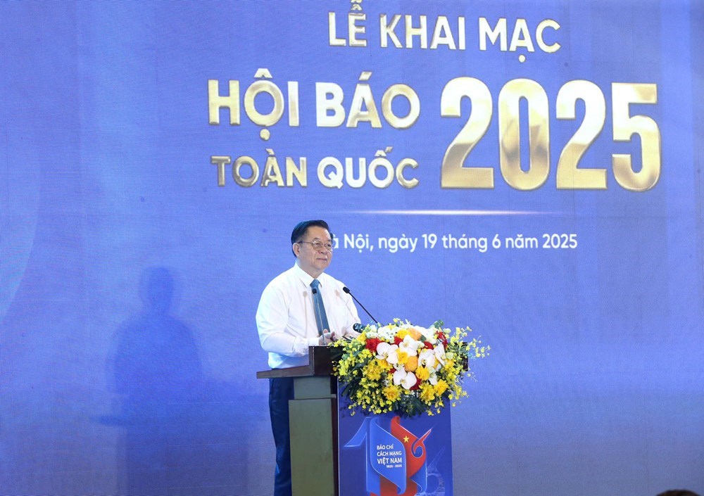Toàn văn bài phát biểu của đồng chí Nguyễn Trọng Nghĩa, Trưởng Ban Tuyên giáo và Dân vận Trung ương tại Lễ khai mạc Hội Báo toàn quốc năm 2025 - ảnh 1
