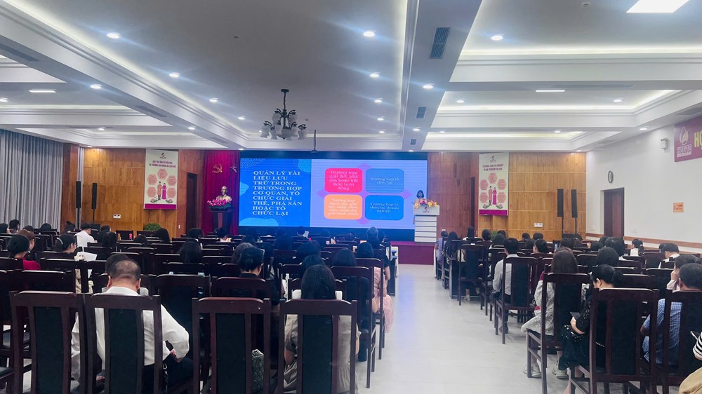Bộ VHTTDL tập huấn công tác văn thư, lưu trữ và bảo vệ bí mật Nhà nước - ảnh 2