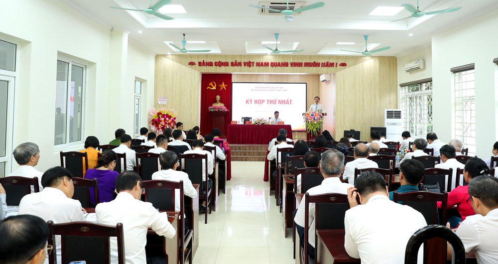 Tổ chức thành công Kỳ họp thứ Nhất, HĐND lâm thời nhiệm kỳ 2021- 2026 - ảnh 1
