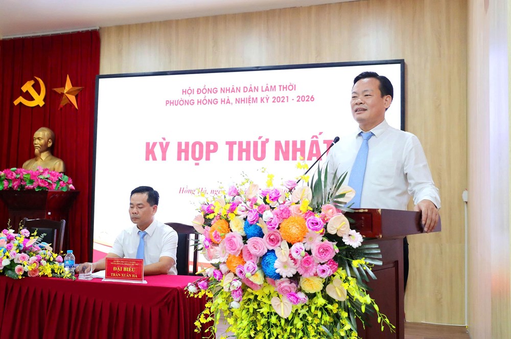 Tổ chức thành công Kỳ họp thứ Nhất, HĐND lâm thời nhiệm kỳ 2021- 2026 - ảnh 2