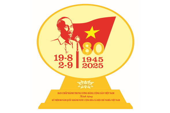 Mẫu biểu trưng quà tặng kỷ niệm 80 năm Cách mạng Tháng Tám thành công và Quốc khánh 2.9 - ảnh 1