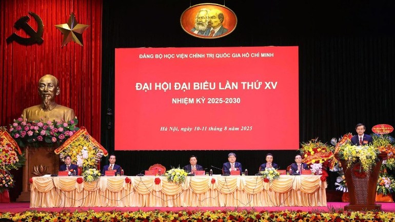 Đại hội Đảng bộ Học viện Chính trị quốc gia Hồ Chí Minh lần thứ 15 - ảnh 2